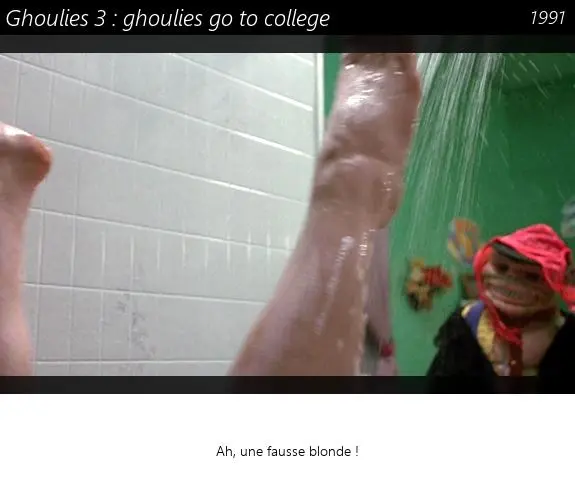 Vignette : Ghoulies 3 : ghoulies go to college